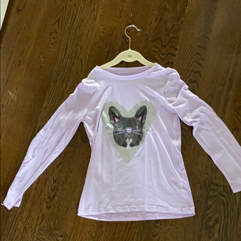 Girls purple long sleeve shirt